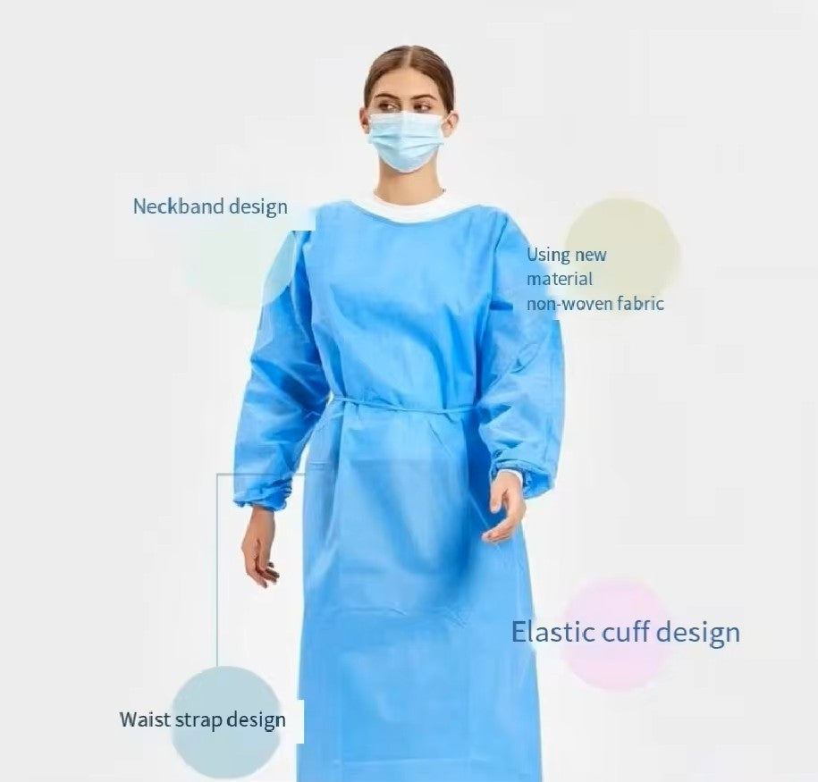 Disposable Protective Work Isolation Clothing Gown Anti-Oil Dust-Proof