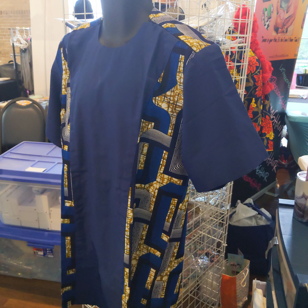 Estilo africano: camisa de manga corta para hombres