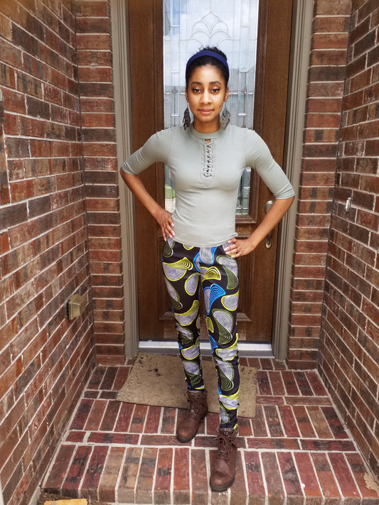 African Print Jeggings