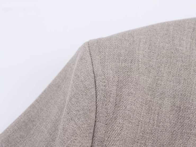 Women Autumn Office Suit Separate Belted Blazer