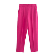 Women Double Breasted Blazer Pants Suit