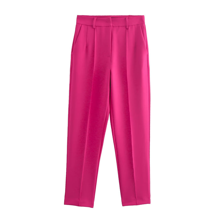Women Double Breasted Blazer Pants Suit