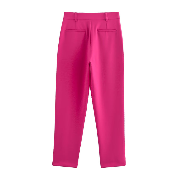 Women Double Breasted Blazer Pants Suit