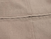 Ladies Linen Twisted Collar Vest Top and Skirt Set
