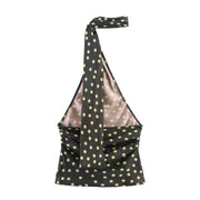 Women Halter Polka Dot Design Baby doll Top