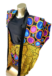 Ankara Kimono Shorts Set