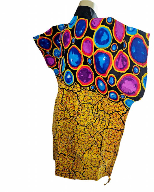 Ankara Kimono Shorts Set