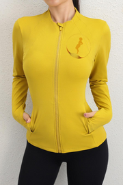 Ladies Sportswear: Yoga Jacket Yellow