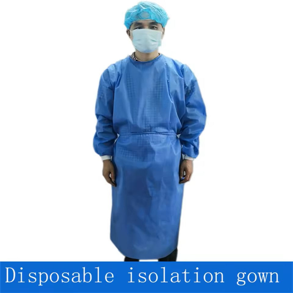 Disposable Protective Work Isolation Clothing Gown Anti-Oil Dust-Proof