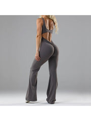 Yoga Jumpsuit for women with cutout back