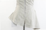 Cute Irregular Asymmetric Design Niche  Tube Top