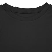 Women Bodycon Slim Fit Solid Color round Neck Asymmetric Tassel Hem Dress