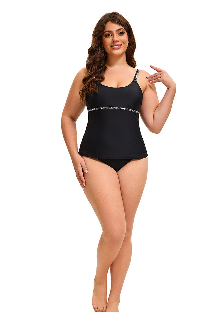 Tankini plus Size Swimsuit for Women Two Piece Sets