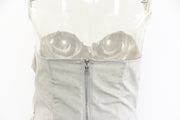 Cute Irregular Asymmetric Design Niche  Tube Top