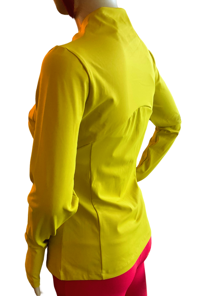 Ladies Sportswear: Yoga Jacket Yellow