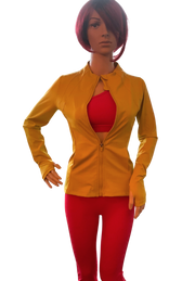 Ladies Sportswear: Yoga Jacket Yellow