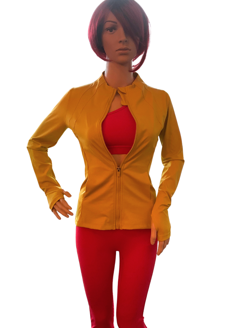 Ladies Sportswear: Yoga Jacket Yellow