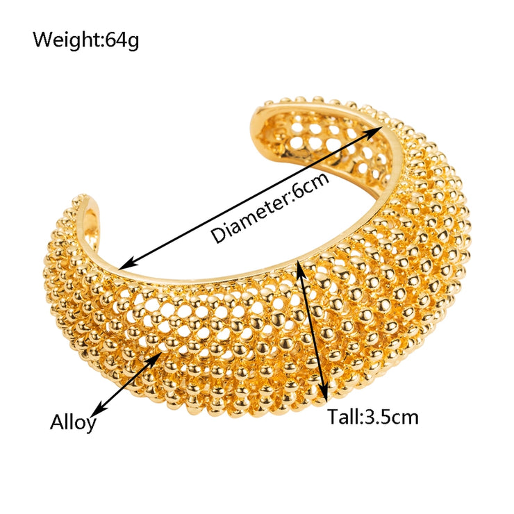 Classic Style Gold / Silver Plated Alloy  Bangle