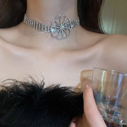 Elegant Style rhinestones women's choker