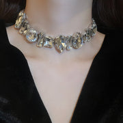 Elegant Style rhinestones women's choker