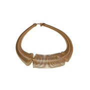 Nordic style gold color choker