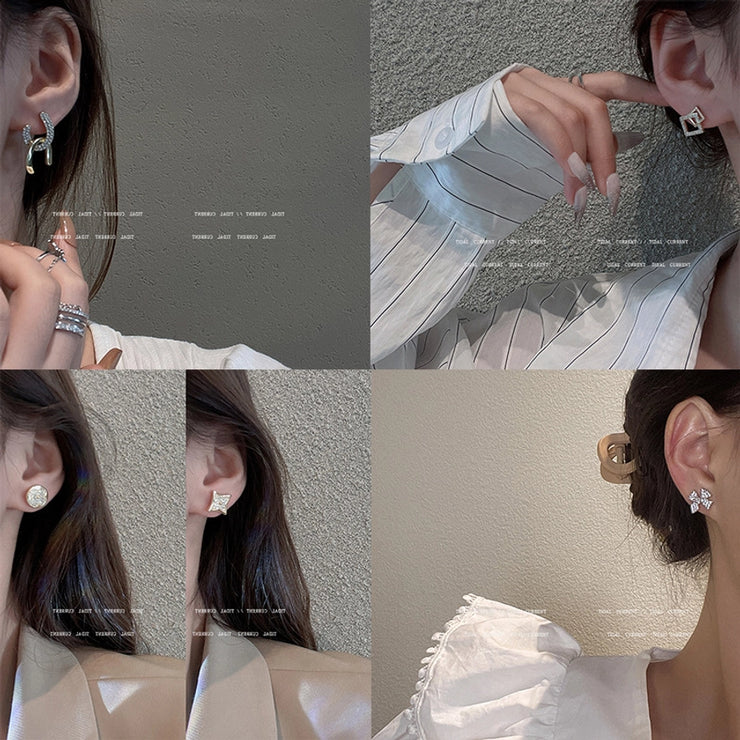 Fashionable women's ear studs