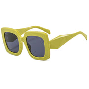 Stylish UV square women's sunglasses