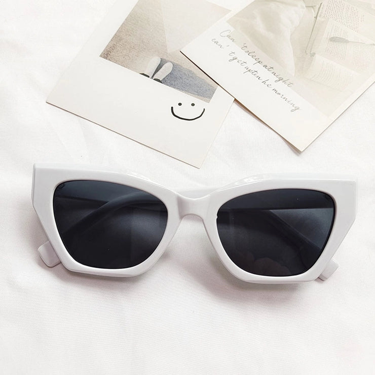 streetwear geometric ac cat eye full frame women's sunglasses