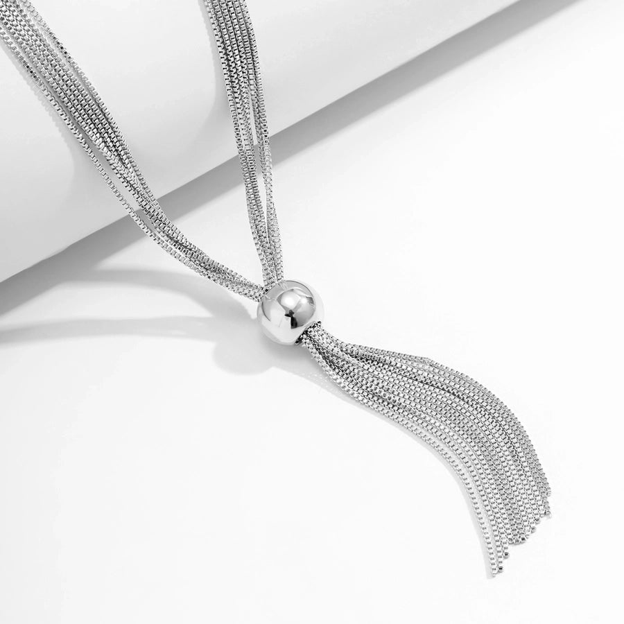 Bijoux Style Moderne Style Simple Style Classique Gland Irrégulier CCB Collier En Fer Et Cuivre 