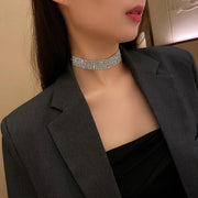 Elegant Style rhinestones women's choker