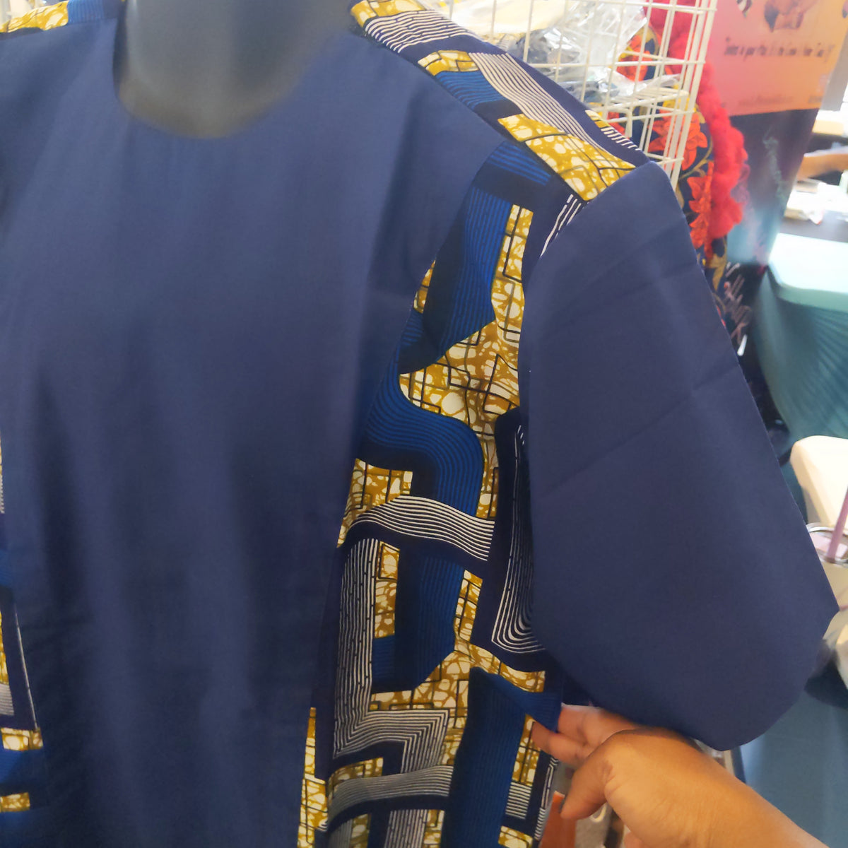 Estilo africano: camisa de manga corta para hombres