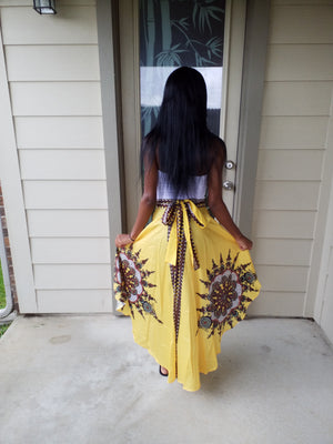 African Maxi Skirt - ENUBEE