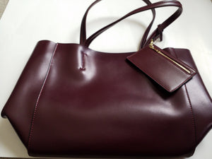 Modern Ladies Handbag from Genuine Leather (wallet included) - ENUBEE