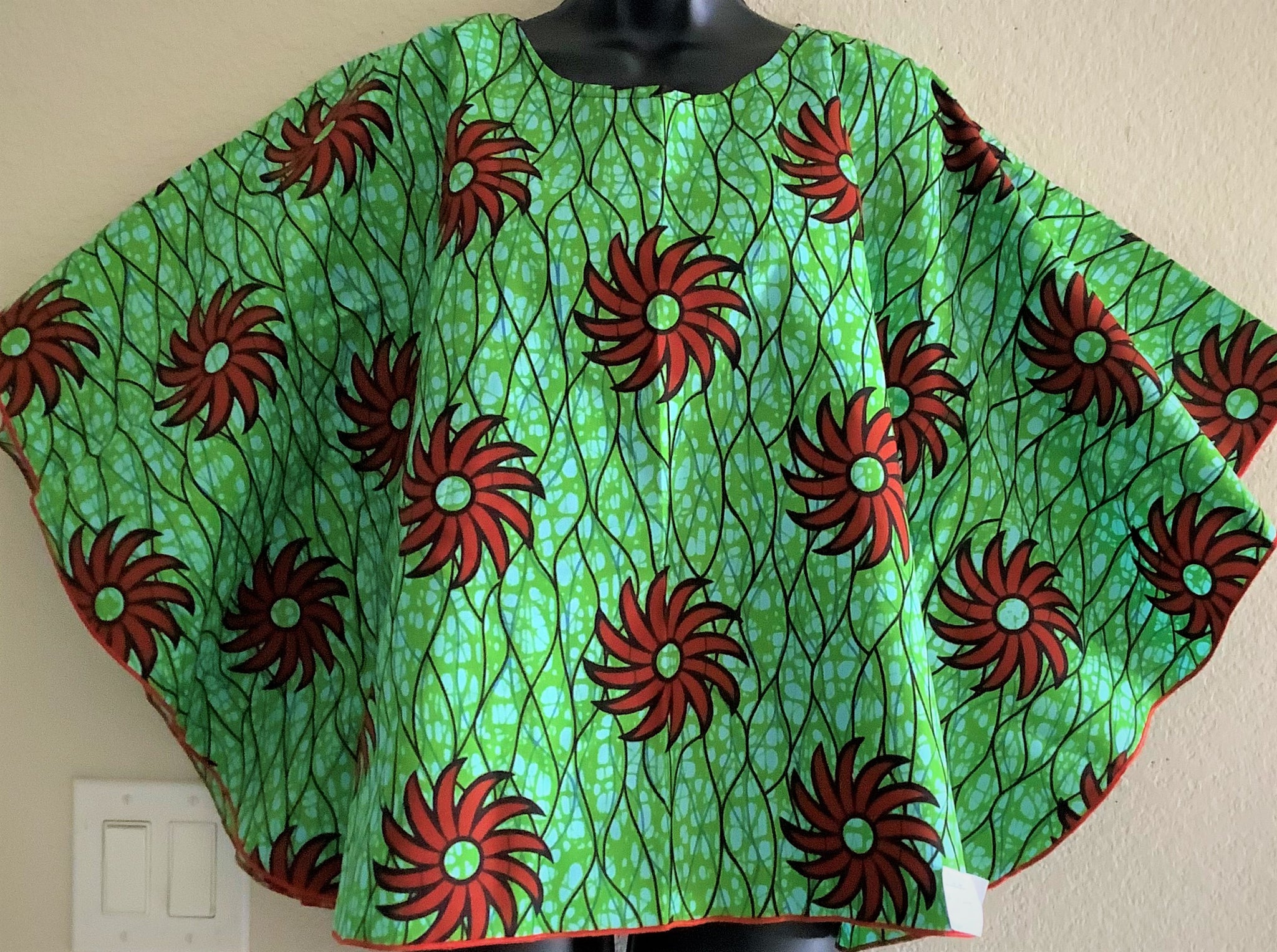 African Style: Butterfly Crop Top