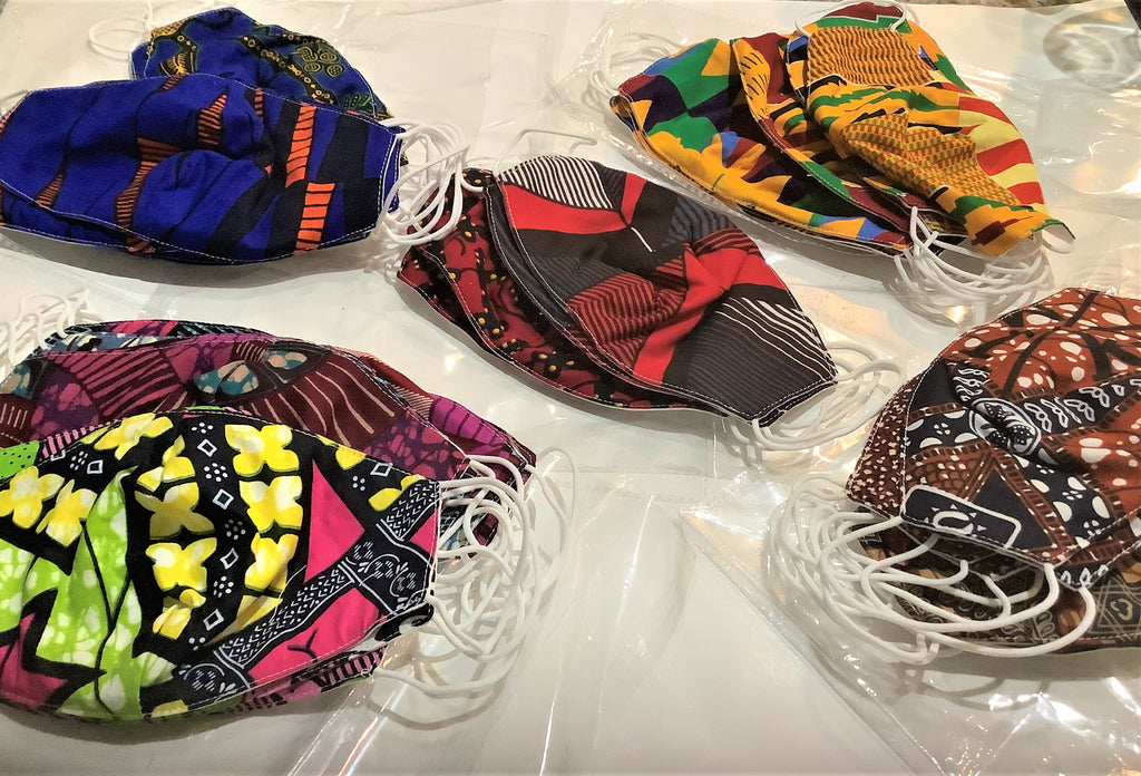 African Style Facemasks- Buy 5 for $20