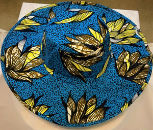 African Style-Floppy Hats in African Waxprint
