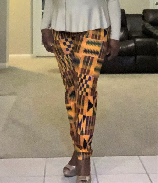 African Pants Afri-Jeggings Fitted Pants, Wax & Wonder – Wax & Wonder