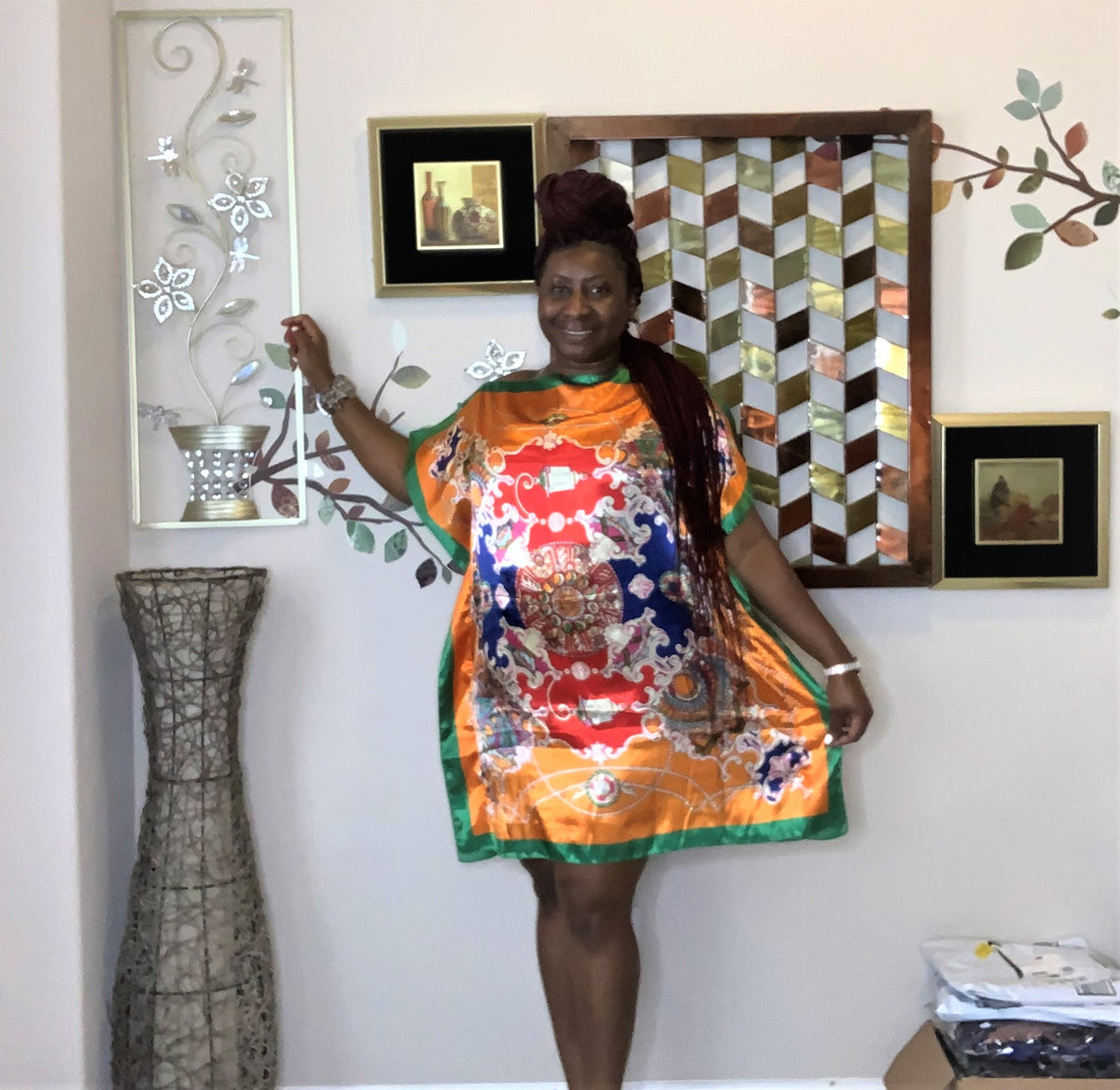 Culturally Versatile Style: Dress / Tunic (one size fits up to size 18)
