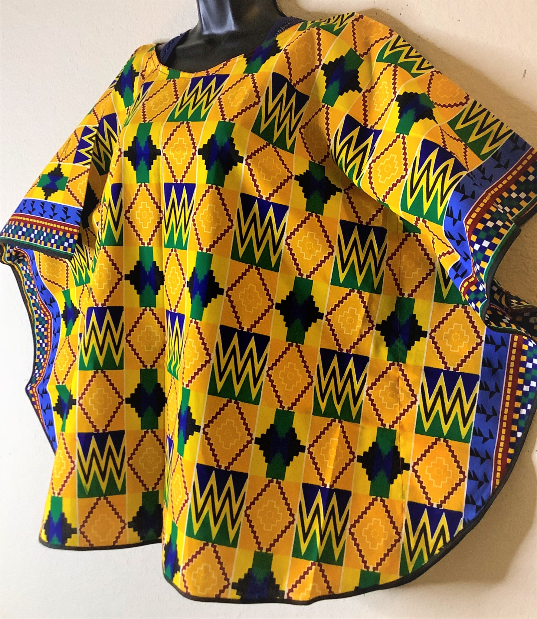 African Style: Butterfly Crop Top Plus size (18 US)