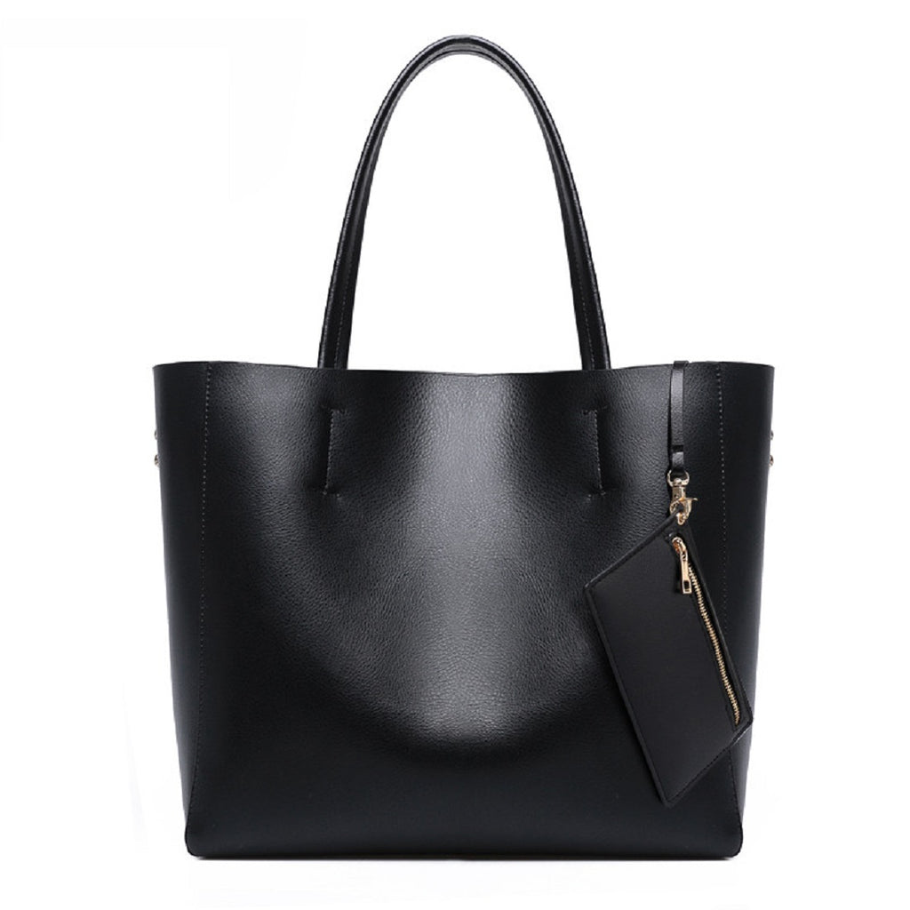 Modern Ladies Handbag from Genuine Leather (wallet included) - ENUBEE